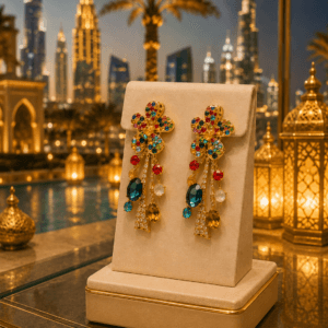 Boucles d’Oreilles Mosaïque de Dubaï