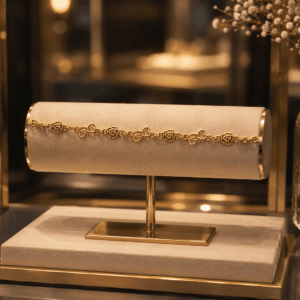 Bracelet Cœurs et Fleurs en Or 18 Carats