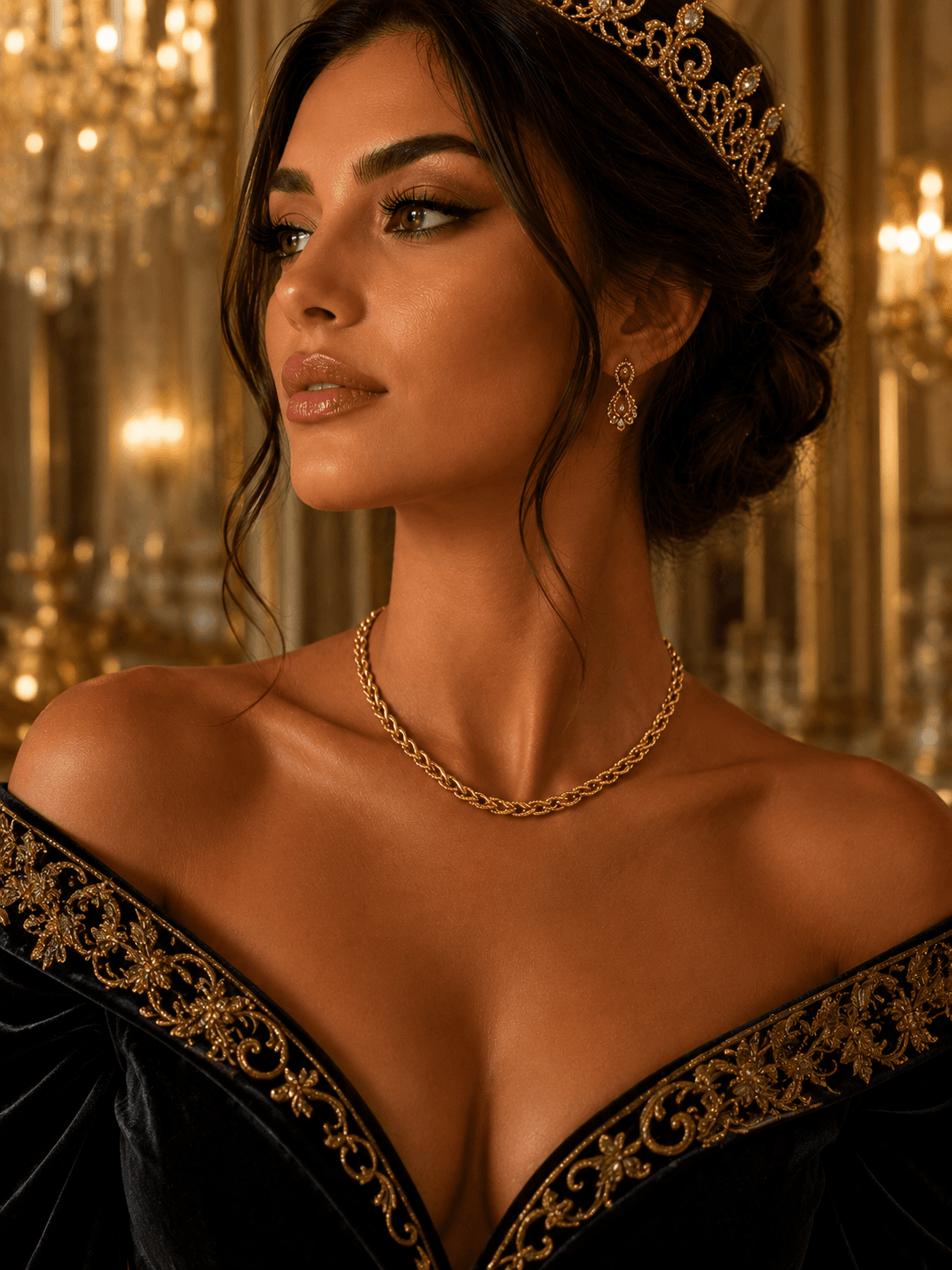 Chaîne royale élancée en Or 18 Carats – 45 cm – Image 3