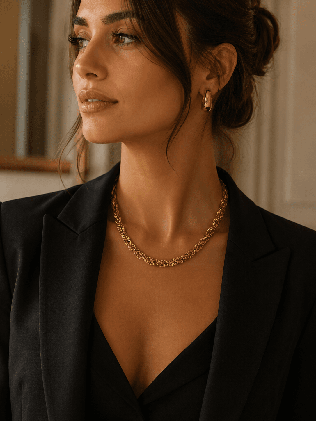 Collier Chic Parisien en Plaqué Or 18 Carats – Image 2