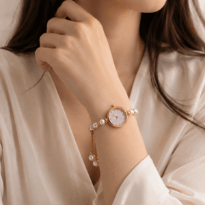 Montre-Bijou Perles Nacrées pour Femme
