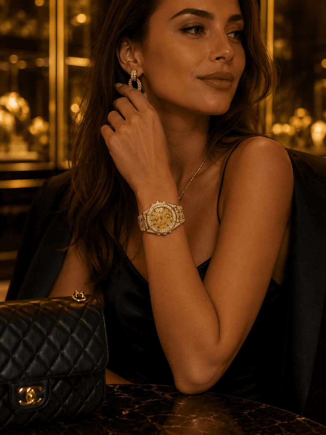 Montre Dorée Prestige pour Femme – Image 2
