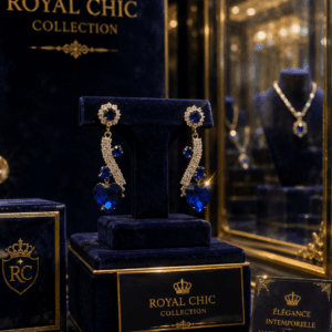 Boucles d’Oreilles Royal Saphir
