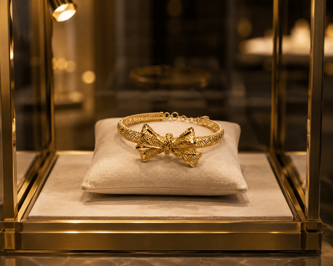 Bracelet Nœud Couture Vintage – Image 2