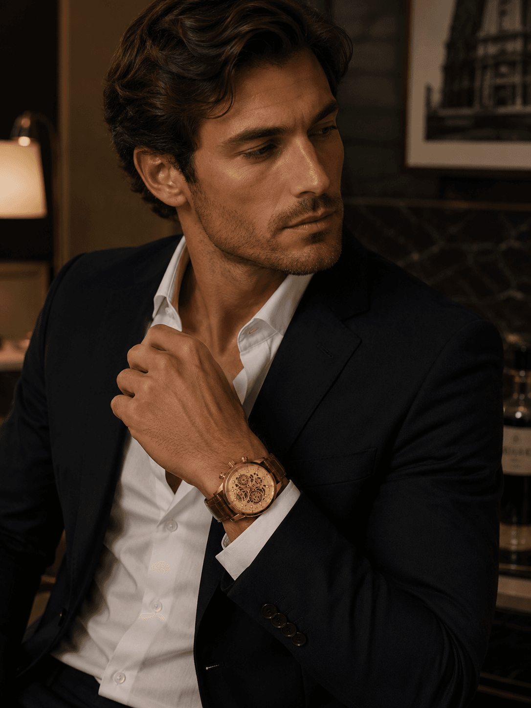 Montre Héritage Cuir pour Homme – Image 2