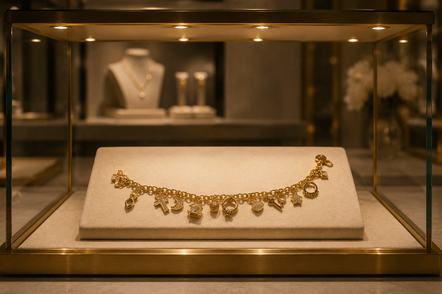 Bracelet Breloques Héritage en Or 18 Carats