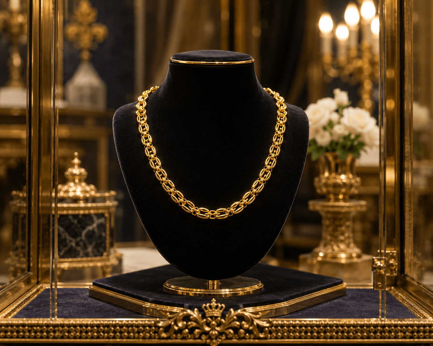 Collier Maille Royale en Or 18 Carats