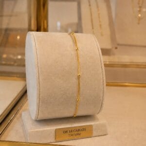 Bracelet Perles d’Or Délicates en Or 18 Carats