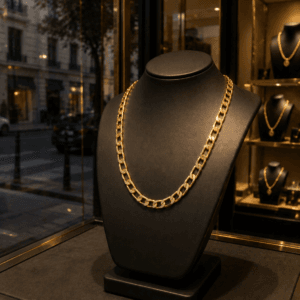 Chaîne Figaro Grand Prestige en Or 18 Carats – 70 cm