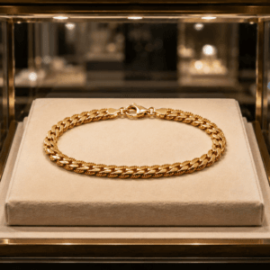 Gourmette Cuban Classique en Or 18 Carats