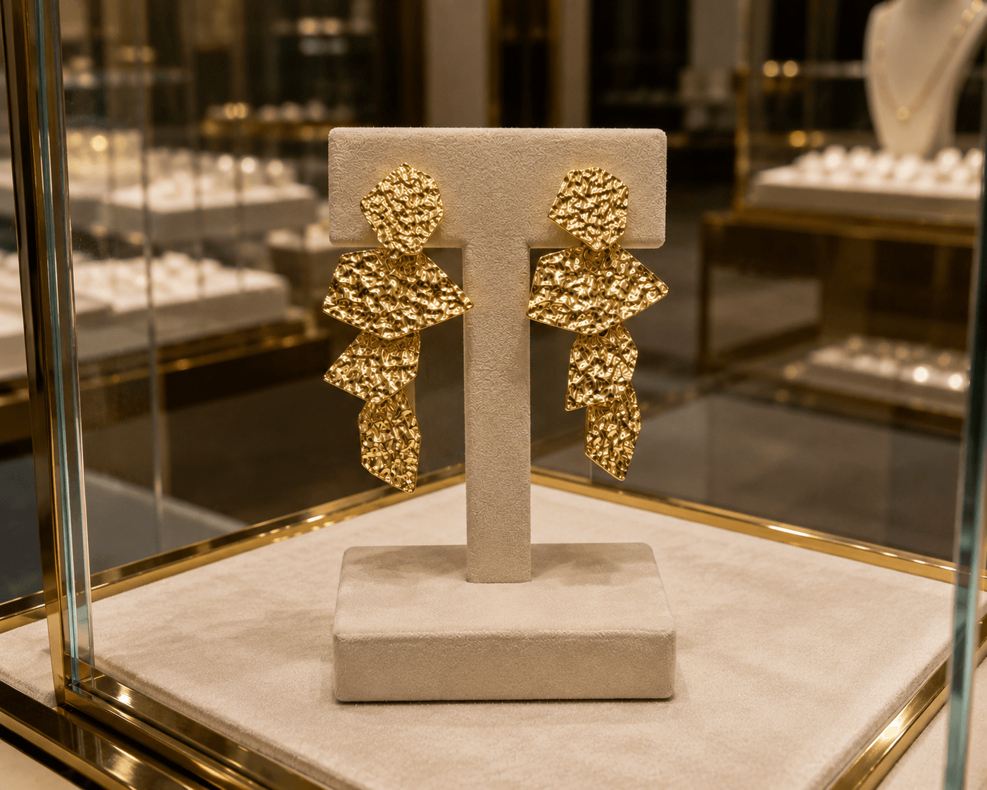 Boucles d’Oreilles Géométriques Bohème à Pince