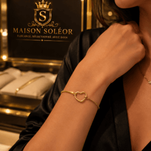 bracelet coeur signature