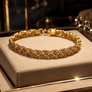 bracelet étrinte dorée