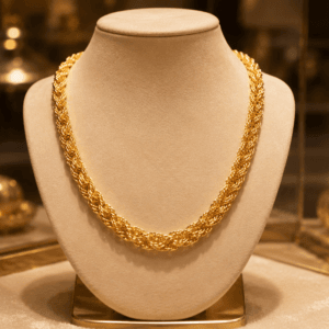 collier étrinte dorée